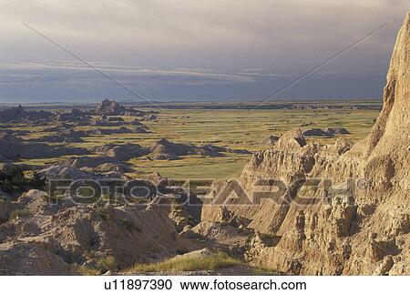 The Badlands, Badlands National Park, SD, South Dakota, Scenic view of rock formations in Badlands Nat'l Park in South Dakota. View Large Photo Image Stock Image - The Badlands, Badlands National Park, SD, South Dakota, Scenic view of rock formations in Badlands Nat'l Park in South Dakota.. Fotosearch