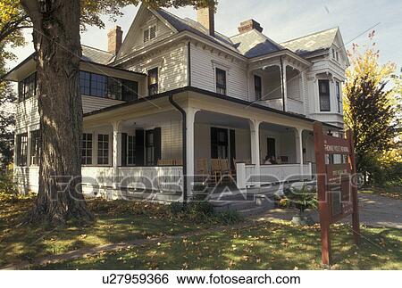 Stock Photograph -  Thomas Wolfe, homestead, Asheville, NC, North Carolina, Thomas Wolfe Memorial State Historic Site in Asheville.. Fotosearch