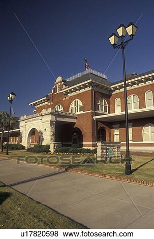 train station, Georgia, Columbus, GA, Train depot in Columbus. View Large Photo Image Stock Photo - train station, Georgia, Columbus, GA, Train depot in Columbus.. Fotosearch