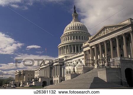 Stock Image -  U. S. Capitol, Washington, Capitol, DC, District of Columbia, United States Capitol Building on Capitol Hill in Washington, D. C.. Fotosearch