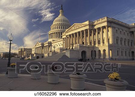 Stock Photograph -  U. S. Capitol, Washington, DC, capitol, District of Columbia, United States Capitol Building on Capitol Hill in the nation's capital Washington D. C.. Fotosearch