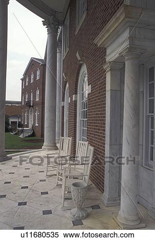 university, law school, Macon, GA, Georgia, Rocking chairs on the front porch of a building at Mercer University School of Law in Macon. View Large Photo Image Stock Photography - university, law school, Macon, GA, Georgia, Rocking chairs on the front porch of a building at Mercer University School of Law in Macon.. Fotosearch