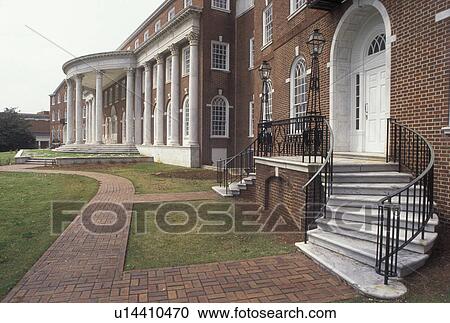 Stock Image -  university, Macon, GA, law school, Georgia, Mercer University School of Law in Macon.. Fotosearch