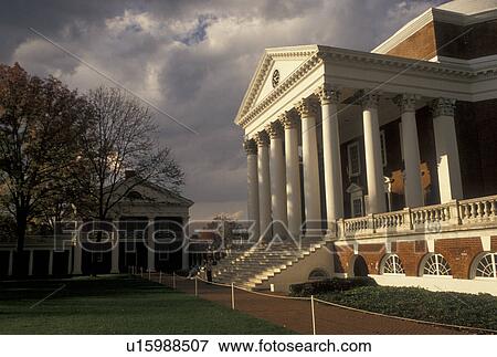 University of Virginia, Charlottesville, university, Virginia, VA, The Rotunda designed by Thomas Jefferson on the campus of the University of Virginia in Charlottesville in the fall. View Large Photo Image Stock Photo - University of Virginia, Charlottesville, university, Virginia, VA, The Rotunda designed by Thomas Jefferson on the campus of the University of Virginia in Charlottesville in the fall. . Fotosearch
