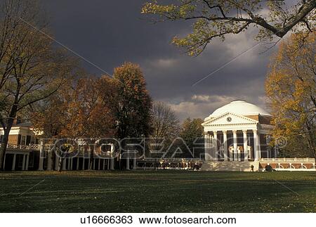 University of Virginia, VA, Charlottesville, Virginia, The campus of the University of Virginia designed by Thomas Jefferson in Charlottesville in the fall. View Large Photo Image Stock Image - University of Virginia, VA, Charlottesville, Virginia, The campus of the University of Virginia designed by Thomas Jefferson in Charlottesville in the fall. . Fotosearch
