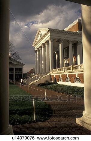 VA, University of Virginia, Charlottesville, Virginia, The Rotunda designed by Thomas Jefferson on the campus of the University of Virginia in Charlottesville in the fall. View Large Photo Image Stock Photograph - VA, University of Virginia, Charlottesville, Virginia, The Rotunda designed by Thomas Jefferson on the campus of the University of Virginia in Charlottesville in the fall. . Fotosearch