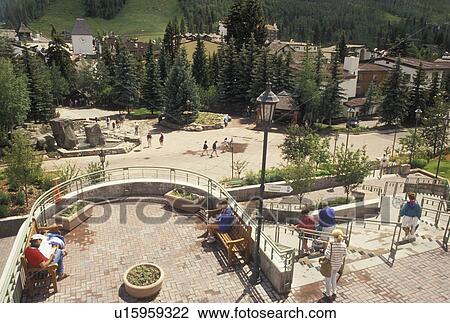 Vail, CO, Colorado, The resort village of Vail in the summer. View Large Photo Image Stock Image - Vail, CO, Colorado, The resort village of Vail in the summer.. Fotosearch
