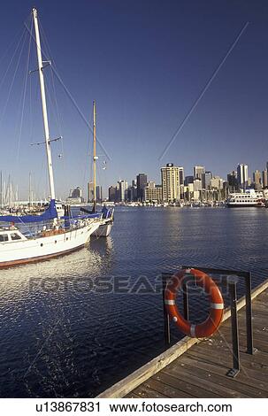Vancouver, Canada, British Columbia, Marina in the harbor and the downtown skyline of Vancouver in British Columbia. View Large Photo Image Stock Image - Vancouver, Canada, British Columbia, Marina in the harbor and the downtown skyline of Vancouver in British Columbia.. Fotosearch