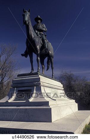 Vicksburg National Military Park, Mississippi, Vicksburg, MS, Major General Ulysses S. Grant Equestrian Statue at Vicksburg Nat'l Military Park in Mississippi. View Large Photo Image Stock Photograph - Vicksburg National Military Park, Mississippi, Vicksburg, MS, Major General Ulysses S. Grant Equestrian Statue at Vicksburg Nat'l Military Park in Mississippi.. Fotosearch