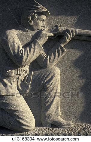 Vicksburg, Vicksburg National Military Park, Mississippi, MS, Close up of the carving on the Ohio Monument at Vicksburg Nat'l Military Park in Mississippi. View Large Photo Image Picture - Vicksburg, Vicksburg National Military Park, Mississippi, MS, Close up of the carving on the Ohio Monument at Vicksburg Nat'l Military Park in Mississippi.. Fotosearch