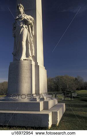 Picture -  Vicksburg, Vicksburg National Military Park, Mississippi, MS, Michigan Memorial at Vicksburg Nat'l Military Park in Mississippi.. Fotosearch