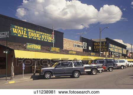 Wall Drugs, Wall, SD, South Dakota, Badlands, Wall home of the block-long famous Wall Drug Store. View Large Photo Image Stock Image - Wall Drugs, Wall, SD, South Dakota, Badlands, Wall home of the block-long famous Wall Drug Store.. Fotosearch