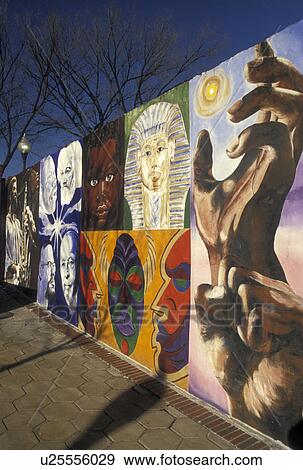 wall mural, African-American, Atlanta, GA, Georgia, Wall of Respect mural in Atlanta. View Large Photo Image Stock Photo -  wall mural, African-American, Atlanta, GA, Georgia, Wall of Respect mural in Atlanta.. Fotosearch