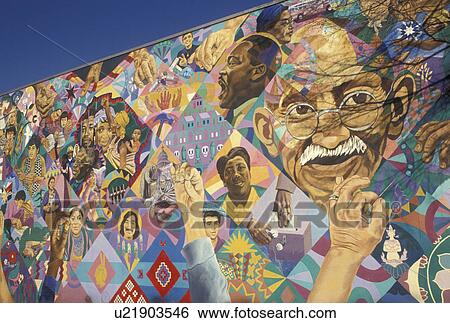 wall mural, African-American, Atlanta, GA, Georgia, The Freedom Quilt Mural, dedicated to al the men and women who have struggle towards freedom in Little Five Point, in Atlanta. View Large Photo Image Stock Photograph - wall mural, African-American, Atlanta, GA, Georgia, The Freedom Quilt Mural, dedicated to al the men and women who have struggle towards freedom in Little Five Point, in Atlanta.. Fotosearch