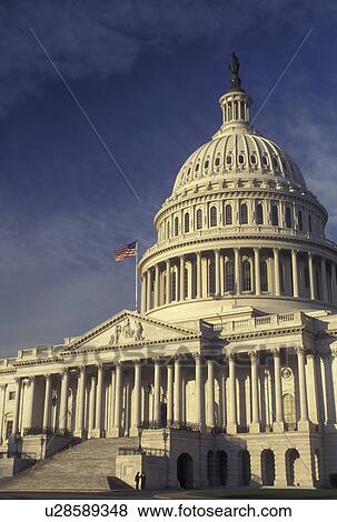 Stock Photo -  Washington, D. C U. S. Capitol, District of Columbia, United States Capitol Building in the nation's capital Washington DC.. Fotosearch