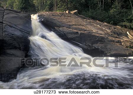 waterfalls, MN, Lake Superior, North Shore Drive, Minnesota, Waterfall along Gooseberry River on Lake Superior North Shore in Minnesota. View Large Photo Image Stock Image - waterfalls, MN, Lake Superior, North Shore Drive, Minnesota, Waterfall along Gooseberry River on Lake Superior North Shore in Minnesota.. Fotosearch