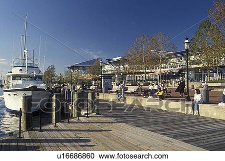 waterfront, Norfolk, VA, Hampton Roads, Virginia, The Waterside along Elizabeth River in downtown Norfolk. View Large Photo Image Stock Image - waterfront, Norfolk, VA, Hampton Roads, Virginia, The Waterside along Elizabeth River in downtown Norfolk.. Fotosearch