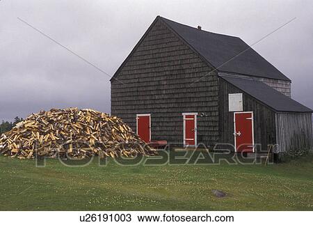 woodpile, Cape Breton, Cabot Trail, Nova Scotia, NS, Canada, Wood piled in front of a house in Sugarloaf on Cape Breton Island on in Nova Scotia. View Large Photo Image Stock Image - woodpile, Cape Breton, Cabot Trail, Nova Scotia, NS, Canada, Wood piled in front of a house in Sugarloaf on Cape Breton Island on in Nova Scotia. . Fotosearch