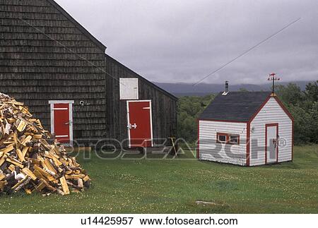 woodpile, Cape Breton, Cabot Trail, Nova Scotia, NS, Canada, Wood piled in front of a house in Sugarloaf on Cape Breton Island on in Nova Scotia. View Large Photo Image Stock Photo - woodpile, Cape Breton, Cabot Trail, Nova Scotia, NS, Canada, Wood piled in front of a house in Sugarloaf on Cape Breton Island on in Nova Scotia. . Fotosearch