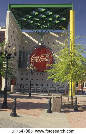 Stock Photography -  World of Coca Cola, Atlanta, GA, Underground Atlanta, Georgia, World of Coca-Cola Atlanta in downtown Atlanta. . Fotosearch