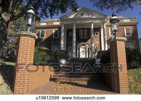 WV, Charleston, West Virginia, West Virginia Governor's Mansion in the capital city of Charleston in autumn. View Large Photo Image Stock Photo - WV, Charleston, West Virginia, West Virginia Governor's Mansion in the capital city of Charleston in autumn.. Fotosearch