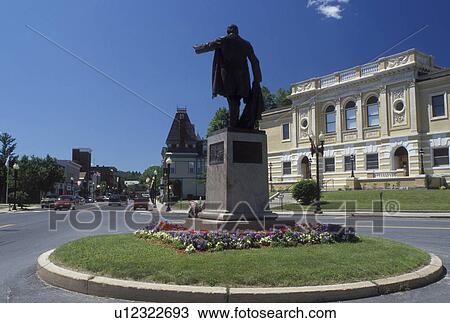 Stock Image -  Adams, MA, Massachusetts, Downtown Adams. Fotosearch