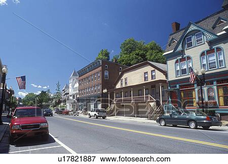 Adams, MA, Massachusetts, Downtown Adams View Large Photo Image Stock Photo - Adams, MA, Massachusetts, Downtown Adams. Fotosearch
