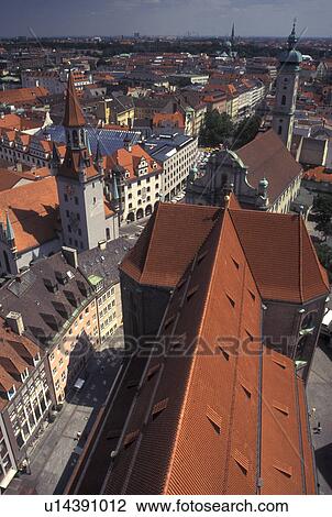 aerial, Munich, Germany, Bavaria, Munchen, Europe, Aerial view of the city of Munich. View Large Photo Image Stock Image - aerial, Munich, Germany, Bavaria, Munchen, Europe, Aerial view of the city of Munich.. Fotosearch