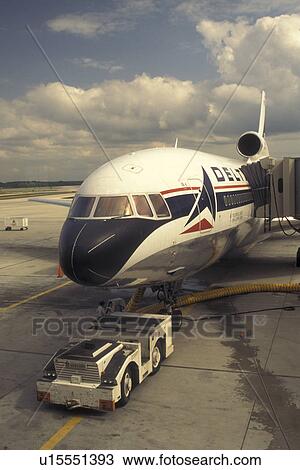 airplane, terminal, gate, Atlanta, GA, Georgia, Fueling a Delta Airline jet parked at gate at Hartsfield International Airport in Atlanta. View Large Photo Image Stock Image - airplane, terminal, gate, Atlanta, GA, Georgia, Fueling a Delta Airline jet parked at gate at Hartsfield International Airport in Atlanta.. Fotosearch