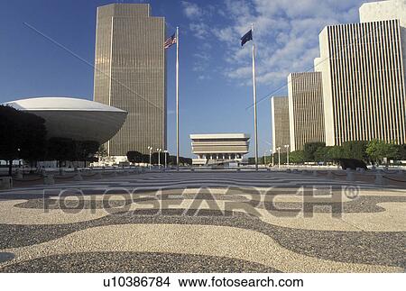 Albany, NY, New York, Governor Nelson A. The Egg building at Rockefeller Empire State Plaza in downtown Albany. View Large Photo Image Picture - Albany, NY, New York, Governor Nelson A. The Egg building at Rockefeller Empire State Plaza in downtown Albany.. Fotosearch