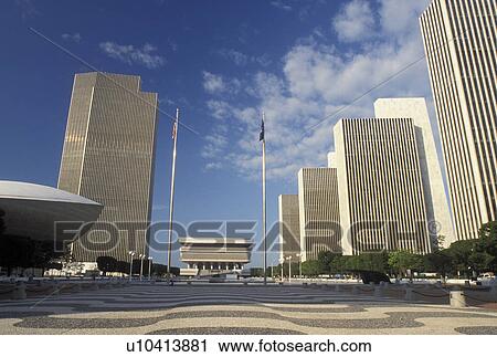 Albany, NY, New York, Governor Nelson A. Rockefeller Empire State Plaza in downtown Albany. View Large Photo Image Stock Image - Albany, NY, New York, Governor Nelson A. Rockefeller Empire State Plaza in downtown Albany.. Fotosearch