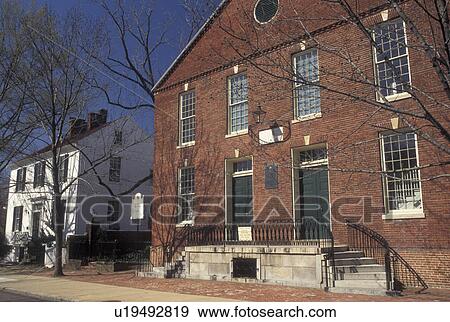 Alexandria, VA, Virginia, Old Presbyterian Meeting House in downtown Alexandria. View Large Photo Image Stock Photo - Alexandria, VA, Virginia, Old Presbyterian Meeting House in downtown Alexandria.. Fotosearch