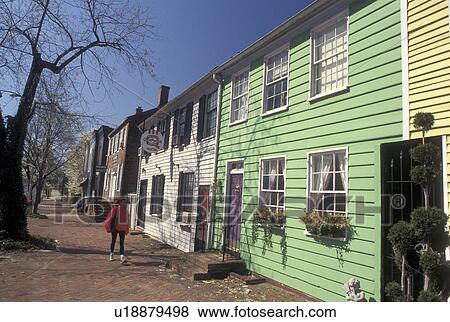 Alexandria, VA, Virginia, Shops and galleries along Washington Street in downtown Alexandria. View Large Photo Image Stock Photo - Alexandria, VA, Virginia, Shops and galleries along Washington Street in downtown Alexandria.. Fotosearch