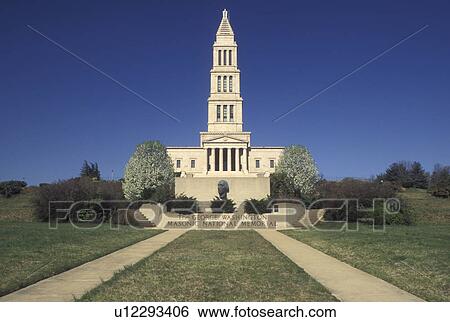 Alexandria, VA, Virginia, The George Washington Masonic National Memorial in Alexandria. 333-foot-tall landmark modeled after the ancient lighthouse at Alexandria, Egypt. View Large Photo Image Stock Photograph - Alexandria, VA, Virginia, The George Washington Masonic National Memorial in Alexandria. 333-foot-tall landmark modeled after the ancient lighthouse at Alexandria, Egypt.. Fotosearch