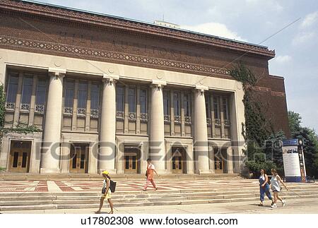 Stock Photo -  Ann Arbor, MI, Michigan, Hill Auditorium on the Central Campus of the University of Michigan in Ann Arbor.. Fotosearch