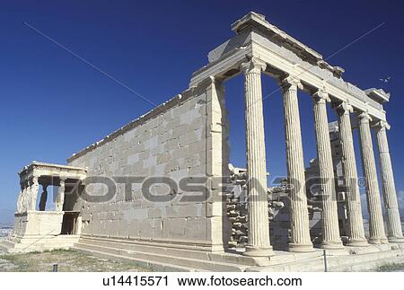 Athens, Acropolis, Greece, Europe, Erechtheion temple at the Acropolis. View Large Photo Image Stock Image - Athens, Acropolis, Greece, Europe, Erechtheion temple at the Acropolis.. Fotosearch