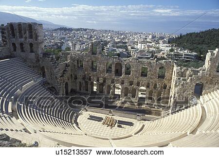 Athens, Acropolis, theater, Greece, Europe, Theatre of Herodes Atticus at the Acropolis. View Large Photo Image Stock Photo - Athens, Acropolis, theater, Greece, Europe, Theatre of Herodes Atticus at the Acropolis.. Fotosearch