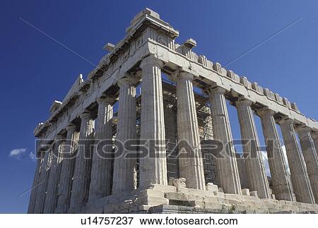 Stock Photo -  Athens, Greece, Acropolis, Europe, The Parthenon (Doric Temple) on the Acropolis.. Fotosearch