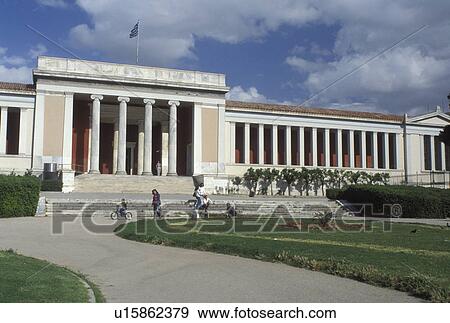 Athens, Greece, Europe, National Archaeological Museum in downtown Athens. View Large Photo Image Stock Photo - Athens, Greece, Europe, National Archaeological Museum in downtown Athens.. Fotosearch
