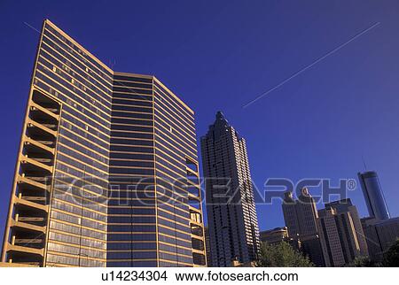 Picture -  Atlanta, GA, Georgia, Downtown skyline of Atlanta.. Fotosearch