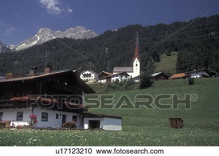 Austria, Tirol, Vorarlberg, St. Anton am Arlberg, Arlberg Region, Scenic alpine resort village of St. Anton am Arlberg in the Austrian Alps. View Large Photo Image Stock Image - Austria, Tirol, Vorarlberg, St. Anton am Arlberg, Arlberg Region, Scenic alpine resort village of St. Anton am Arlberg in the Austrian Alps.. Fotosearch