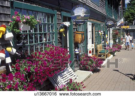 Bar Harbor, ME, Maine, Mount Desert Island, Gift shop in downtown Bar Harbor. View Large Photo Image Stock Photograph - Bar Harbor, ME, Maine, Mount Desert Island, Gift shop in downtown Bar Harbor.. Fotosearch