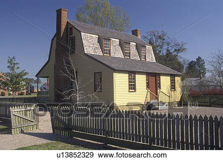 Bath, NC, North Carolina, Van Der Veer House at Historic Bath State Historic Site. View Large Photo Image Stock Photo - Bath, NC, North Carolina, Van Der Veer House at Historic Bath State Historic Site.. Fotosearch