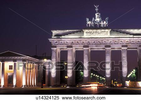 Berlin, Brandenburg Gate, Germany, Europe, Brandenburger Tor in the evening. View Large Photo Image Stock Photography - Berlin, Brandenburg Gate, Germany, Europe, Brandenburger Tor in the evening.. Fotosearch