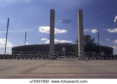 Berlin, Germany, Europe, Olympic Stadium View Large Photo Image Stock Image - Berlin, Germany, Europe, Olympic Stadium. Fotosearch