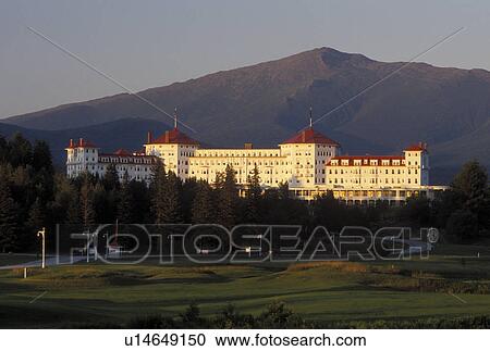 Bretton Woods, NH, hotel, New Hampshire, Scenic view of Historic Mount Washington Hotel & Resort and Mount Washington in the White Mountain National Forest. View Large Photo Image Stock Image - Bretton Woods, NH, hotel, New Hampshire, Scenic view of Historic Mount Washington Hotel & Resort and Mount Washington in the White Mountain National Forest.. Fotosearch