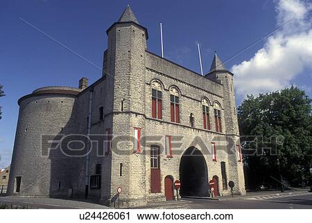 Bruges, Brugge, Belgium, West-Vlaanderen, Europe, Gent Gate in Brugge. View Large Photo Image Stock Image - Bruges, Brugge, Belgium, West-Vlaanderen, Europe, Gent Gate in Brugge.. Fotosearch