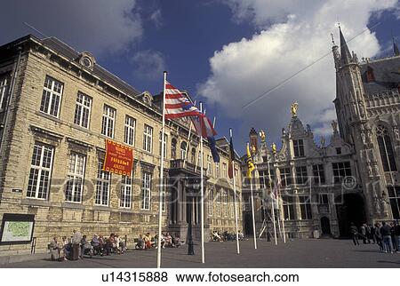 Brugge, Belgium, Bruges, West-Vlaanderen, Europe, City Hall at the Burg in downtown Bruges. View Large Photo Image Stock Photo - Brugge, Belgium, Bruges, West-Vlaanderen, Europe, City Hall at the Burg in downtown Bruges.. Fotosearch