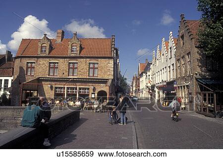 Brugge, Bruges, Belgium, Europe, West-Vlaanderen, Downtown Bruges. View Large Photo Image Stock Photo - Brugge, Bruges, Belgium, Europe, West-Vlaanderen, Downtown Bruges.. Fotosearch