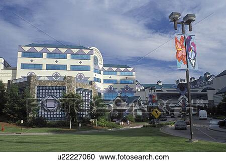 Stock Image -  casino, Ledyard, CT, Connecticut, Foxwoods Resort Casino in Ledyard.. Fotosearch
